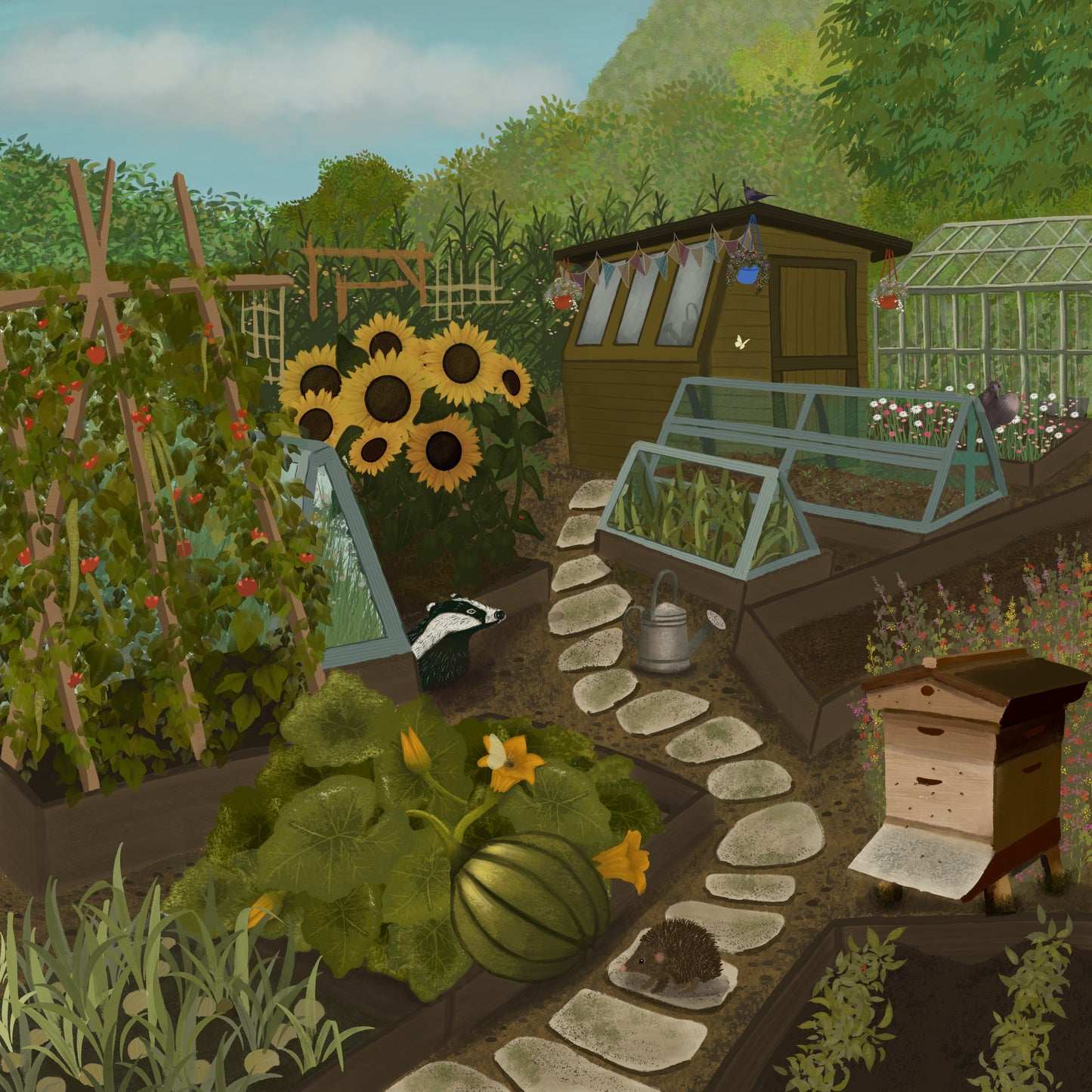 The Allotment | Fine Art Print